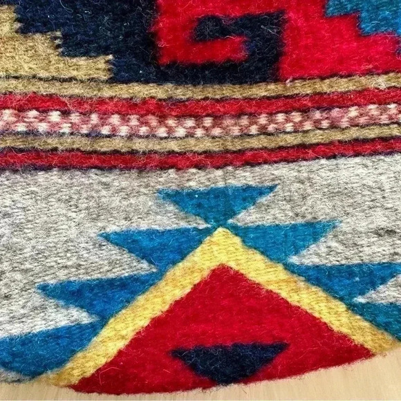 New MZ Fair Trade Textiles Oaxaca Mexico 100% Wool - Picture 4 of 7